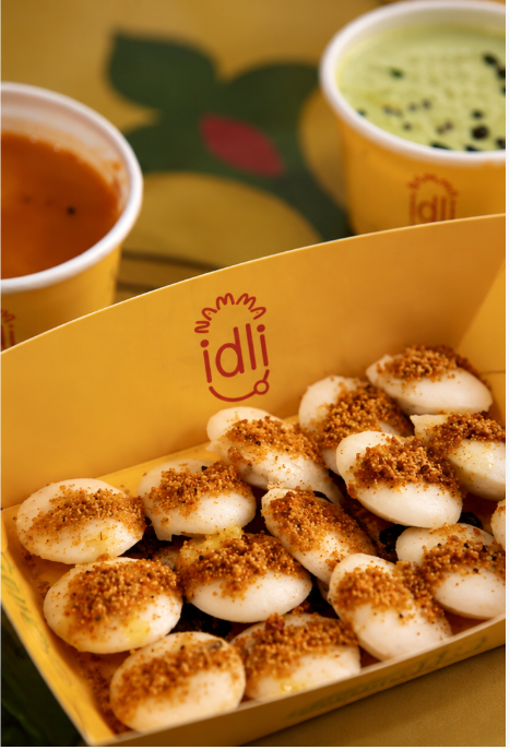 Button Idli with ghee podi — 15 pieces